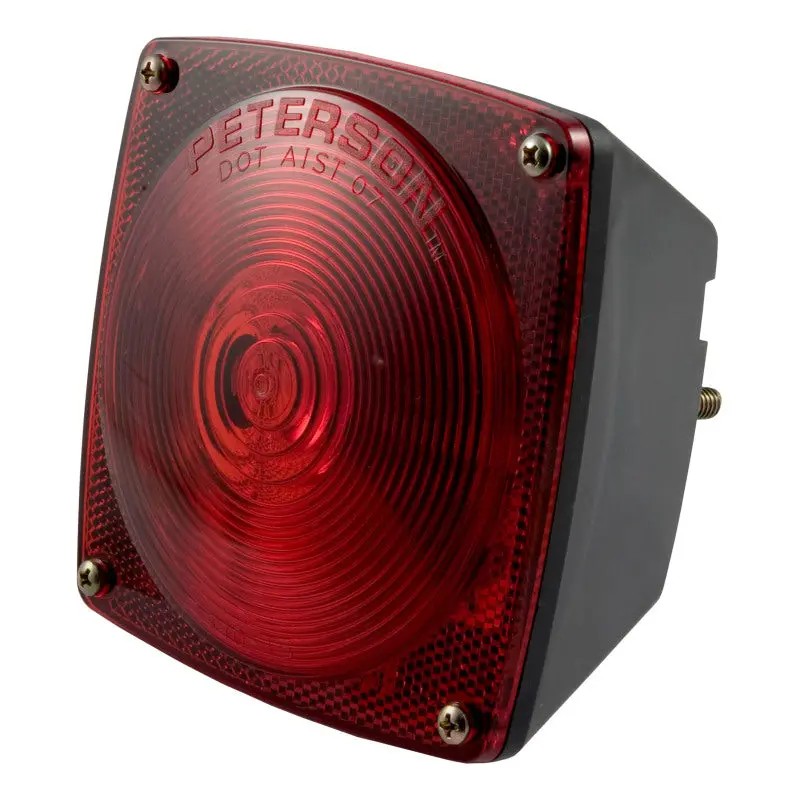 Curt Combination Trailer Light Assembly With Integrated License Plate Illumination 1