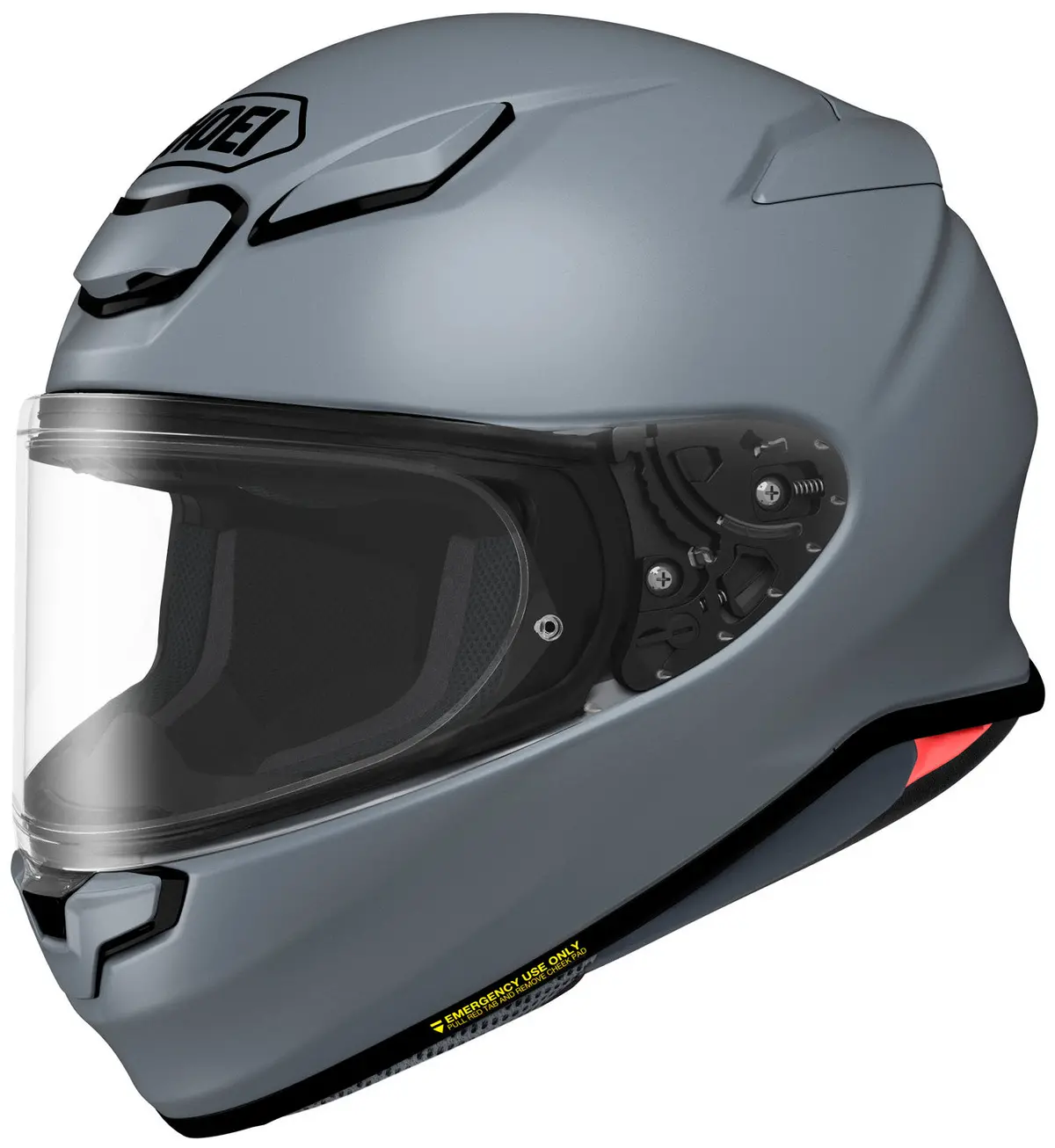 Shoei Rf-1400 Solid Basalt Gray Full-Face Motorcycle Helmet 1
