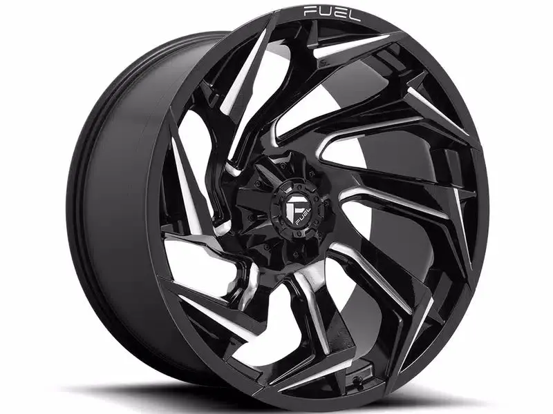 Fuel Reaction Gloss Black Milled | 17X9 5X114.3/5X127 -12Mm 1