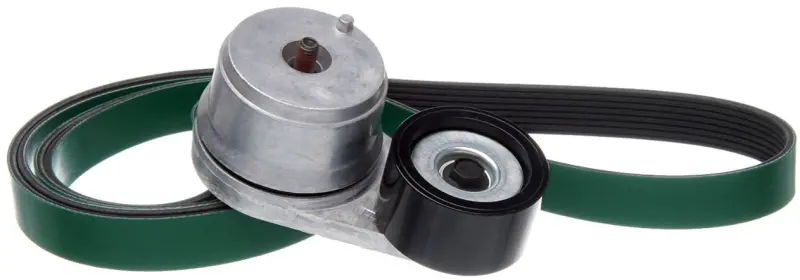 Gates 96-02 Kenworth T800 Caterpillar C12 Diesel Serpentine Belt Kit 1