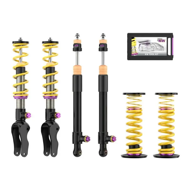 Kw Coilover Kit V4 2021+ Porsche Taycan (Y1a) Sedan 2Wd (Without Air Suspension) 1