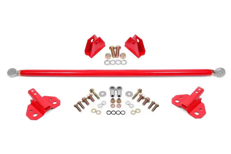 Bmr Suspension 24-25 Ford Mustang Rear Steel Shock Mount & Brace Kit - Red 1