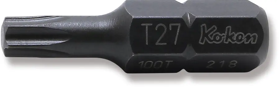 5/16 Hex Dr. Tamper-Resistant Torxâ® T27h Bit - Length 32Mm 1