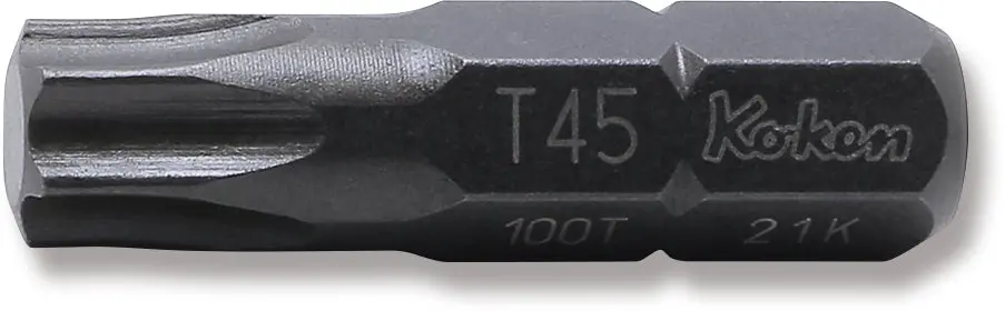 5/16 Hex Dr. Tamper-Resistant Torxâ® T45h Bit - Length 32Mm 1