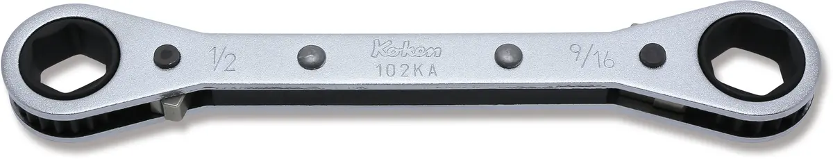 Ratcheting Ring Wrench  1/4X9/32 6 Point Length 108Mm Reversible 1