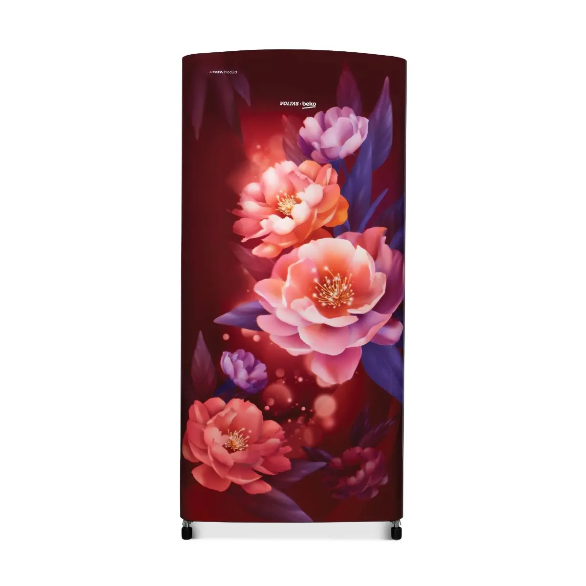 173 L 2 Star Direct Cool Refrigerator Appliance (Rdc205d / S0pwr0m0000go, Peony Wine) , Voltas Beko, A Tata Product 1