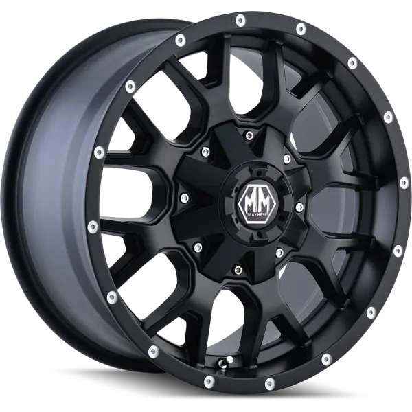 Mayhem Warrior 18X9 -12 6X135/6X139.7 Matte Black 1