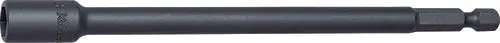 1/4 Hex Dr. Nut Setter With Plastic Protector  8Mm 6 Point Length 75Mm Magnet Turnable Pom Cover 1