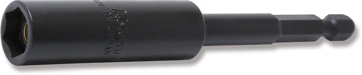 1/4 Hex Dr. Nut Setter With Plastic Protector 10Mm 6 Point Length 100Mm Slide Magnet Turnable Pom Cover 1