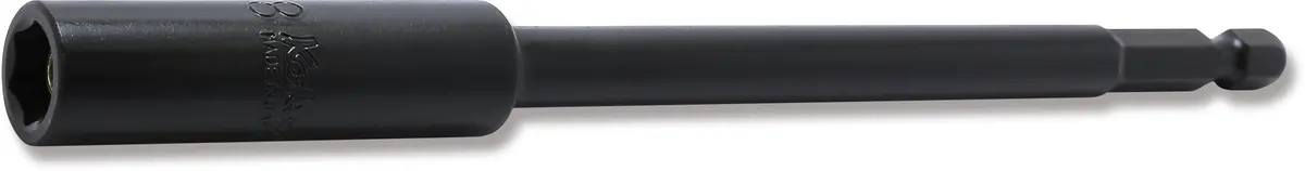 1/4 Hex Dr. Nut Setter With Plastic Protector  8Mm 6 Point Length 150Mm Slide Magnet Turnable Pom Cover 1