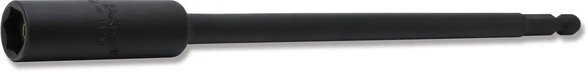 1/4 Hex Dr. Nut Setter With Plastic Protector  10Mm 6 Point Length 200Mm Slide Magnet Turnable Pom Cover 1