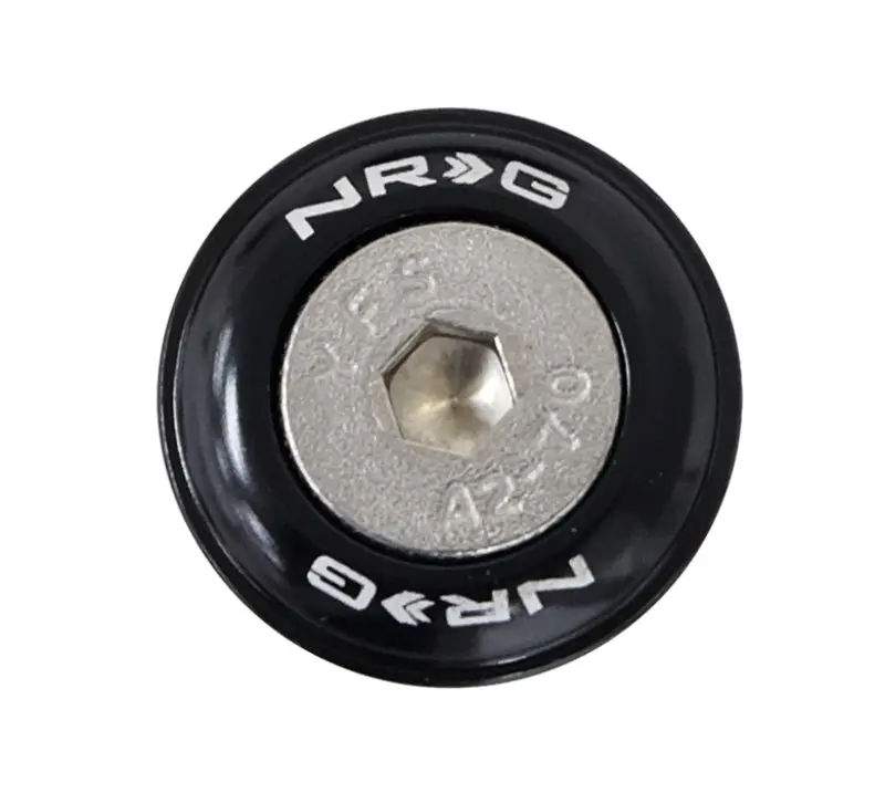 Nrg Fender Washer Kit W/Rivets For Plastic (Black) - Set Of 10 1