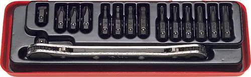 15 Piece Bit Set W/ Wrench 1