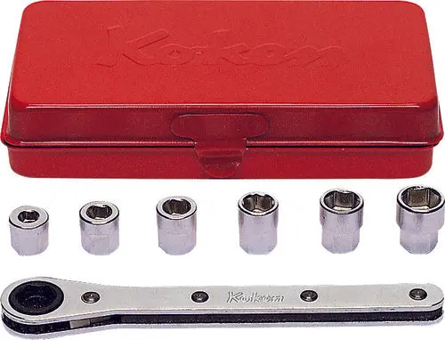 Socket Set  5-10Mm 6 Point   7 Pieces 1