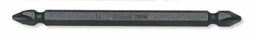 1/4 Hex Dr. Double Ended Bit  Ph2  Length 100Mm Magnetized 1