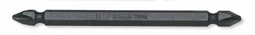 1/4 Hex Dr. Double Ended Bit  Ph1  Length 110Mm Magnetized 1