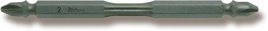 1/4 Hex Dr. Double Ended Bit  Ph2  Length 75Mm Torsion 1