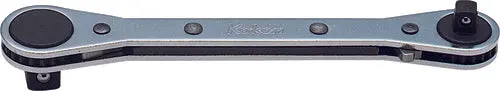 1/4" And 3/8" Sq. Dr. Dual Ratchet Handle - Length 141Mm 1
