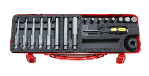 1/2 Sq. Dr. Bit + Bit Holder Set Torxâ® T30-T60    14 Pieces 1
