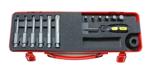 Wheel Nut Socket Set  19 X 21Mm Double Ended  Color Coded 2 Pieces 1