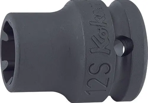 1/2 Sq. Dr. Socket  12S  Length 38Mm 1