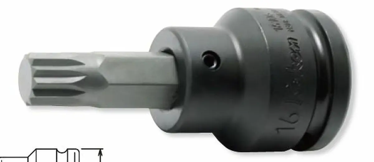 3/4 Sq. Dr. Bit Socket Xzn M16 Triple Square Length 76Mm 1