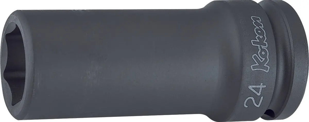 3/4 Sq. Dr. Socket  19Mm 6 Point Length 100Mm Thin Walled 1