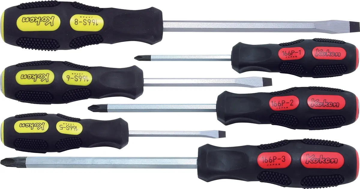 Slotted Blade Through Type Screwdriver 5Mm  Length 175Mm 1