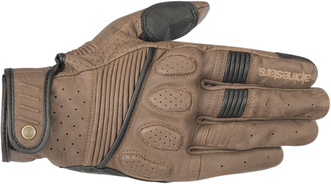 Alpinestars Crazy Eight Riding Gloves – Brown/Black, Extra-Extra Large 1