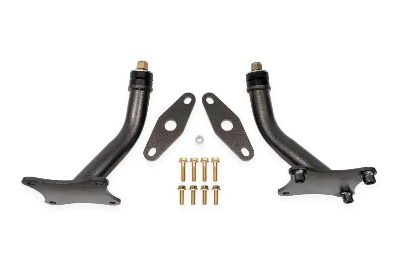 Bmr 16-24 Chevrolet Camaro (6Th Gen) Motor Mount Kit W/ Solid Bushings - Black Hammertone 1