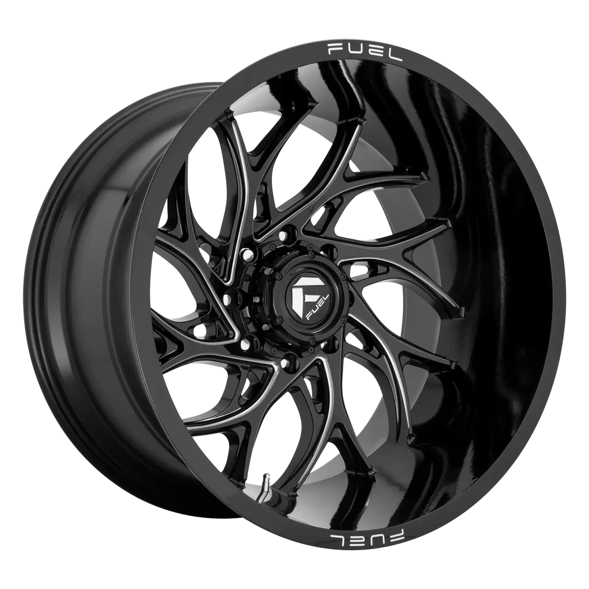 Fuel Runner 22X10 6X139.7 Gloss Black Milled -18Mm - Text For Sale Price 1