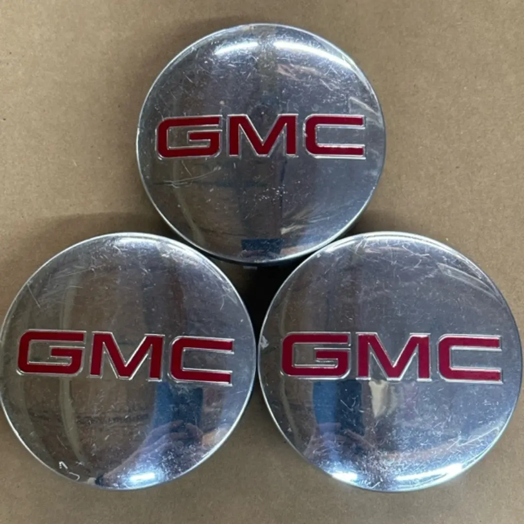 Set Of 3 Gmc Sierra Yukon Wheel Hub Center Cap 83Mm 22837060 88589Fca 1