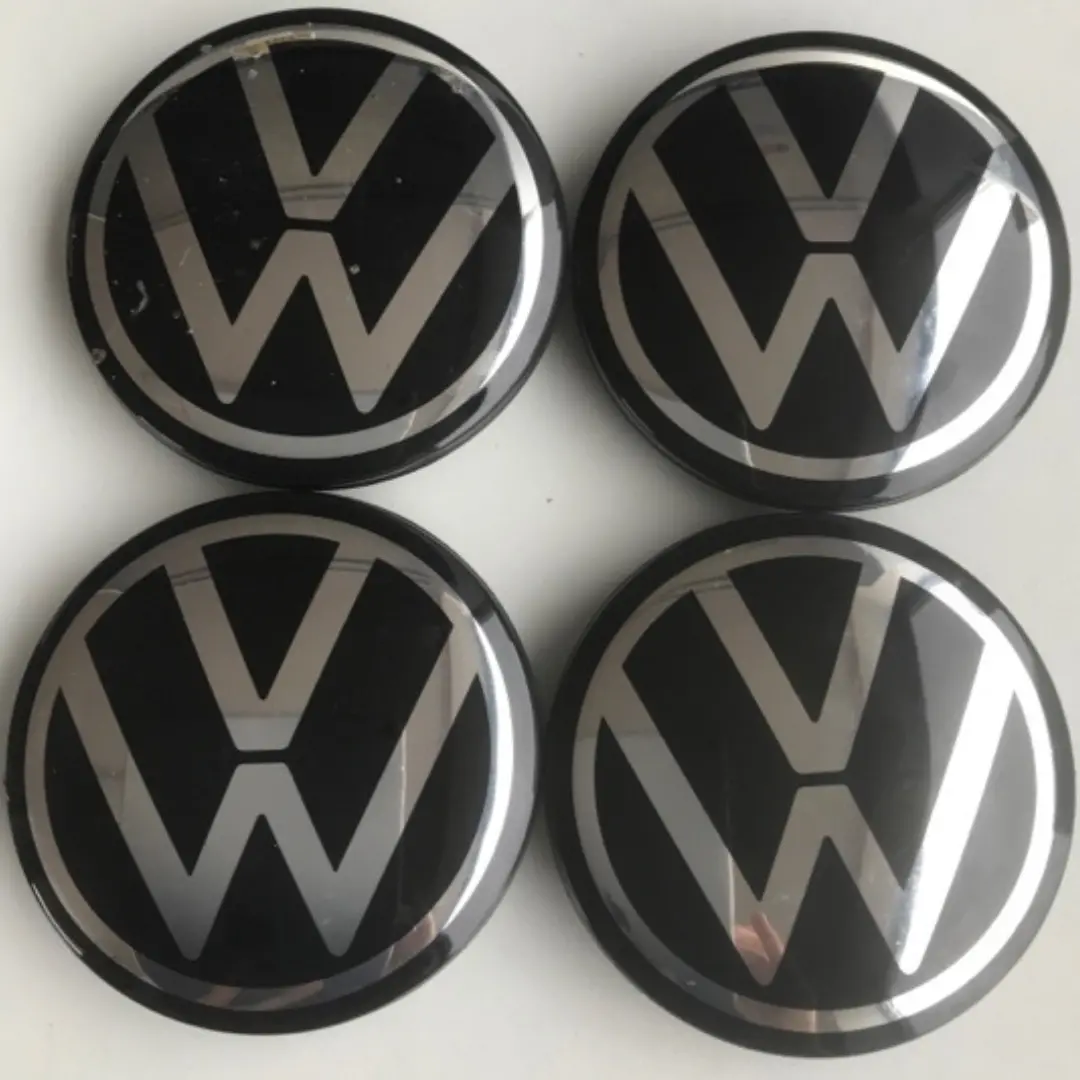 Set Of 4 Volkswagen 5H0 601 171 Center Caps Bbce018e 1