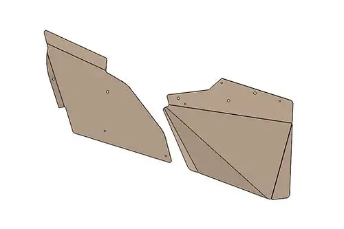 Bas De Porte Teintés / Tinted Door Inserts, Zforce 800 1000 1