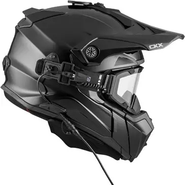 Ckx Casque Hors-Piste Titan Original Électrique, Hiver Solid - Lunette 210° Incluse 1