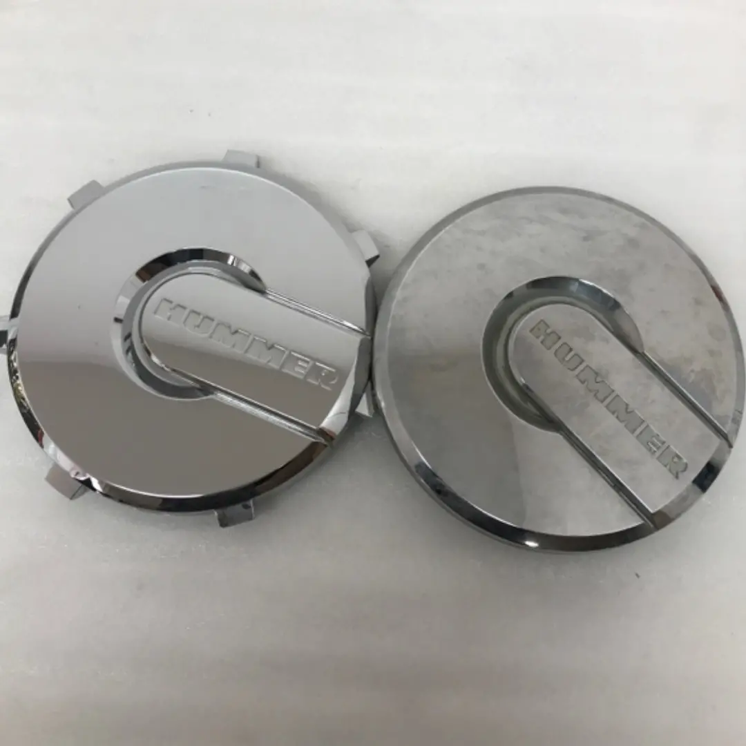 Set Of 2 Hummer Silver Center Caps 09596095 62C33cb4 1