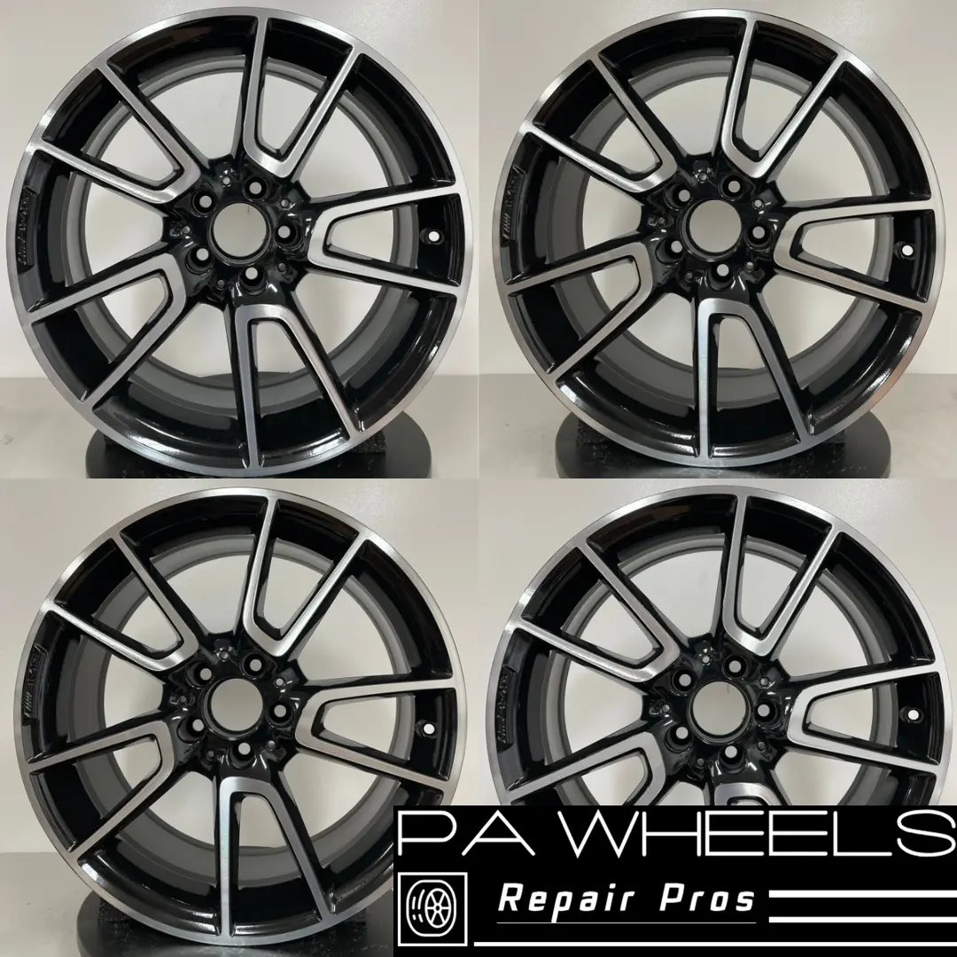 Set Of 4 Mercedes C-Class Amg 2016-2019 19" Factory Oem Wheel Rim 85448-85449 1