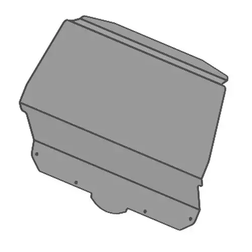 Pare-Brise Arrière / Rear Windshield, Snyper 600 1