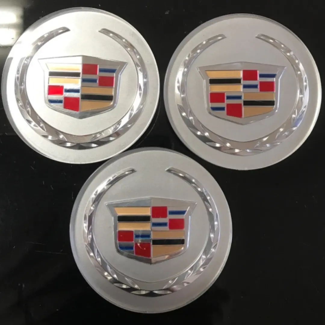 Set Of 3 Cadillac Wheel Hub Center Cap 9597375 Ee34ba53 1