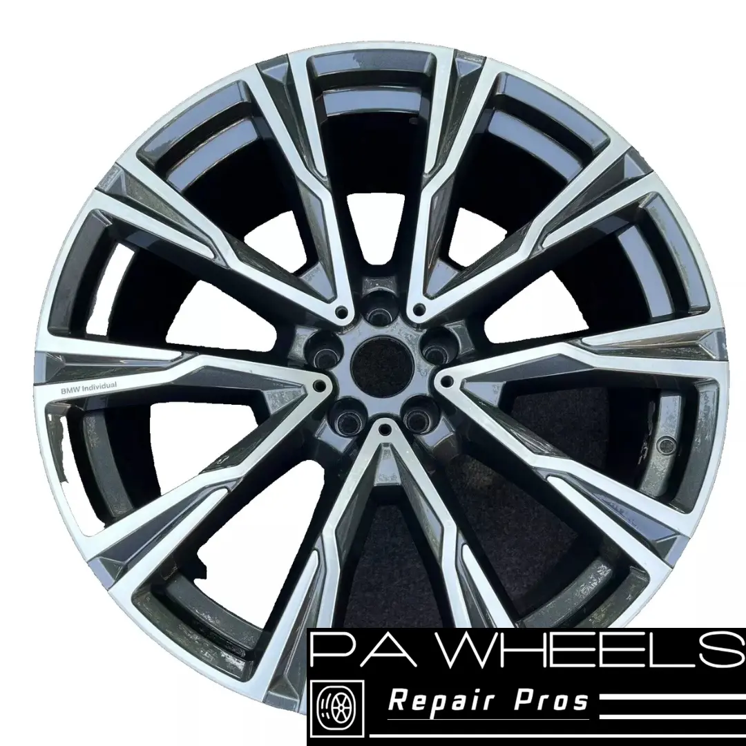 22X9.5 Front Bmw X7 Wheels Rims Factory Oem Single 86534 G07 Style 758 1