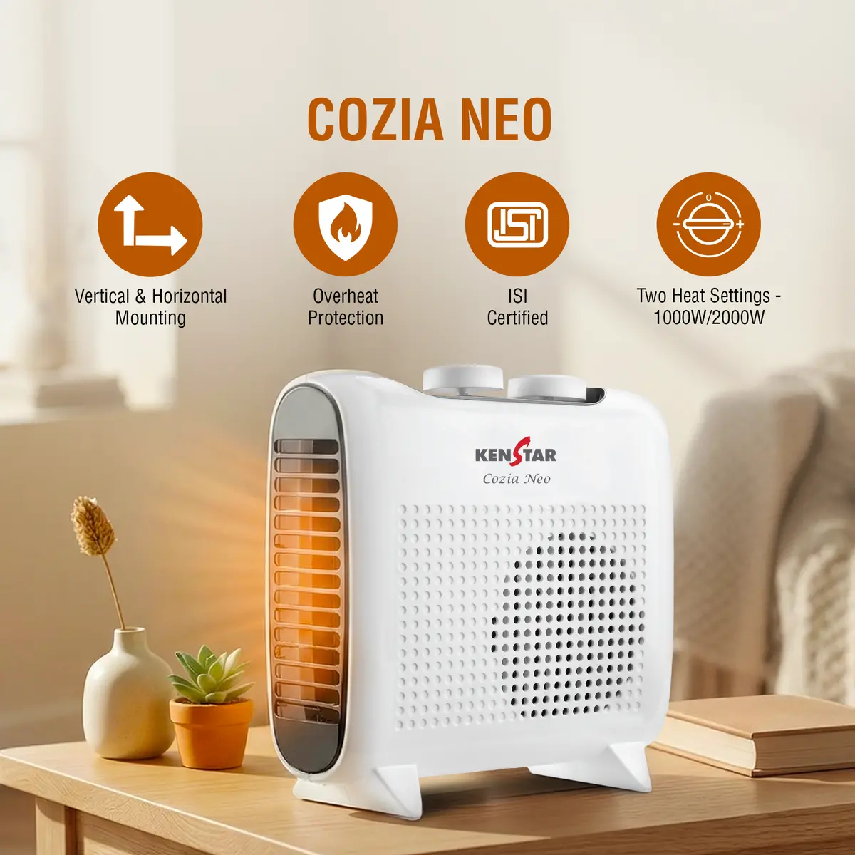 Cozia Neo 2000W Fan Room Heater 1