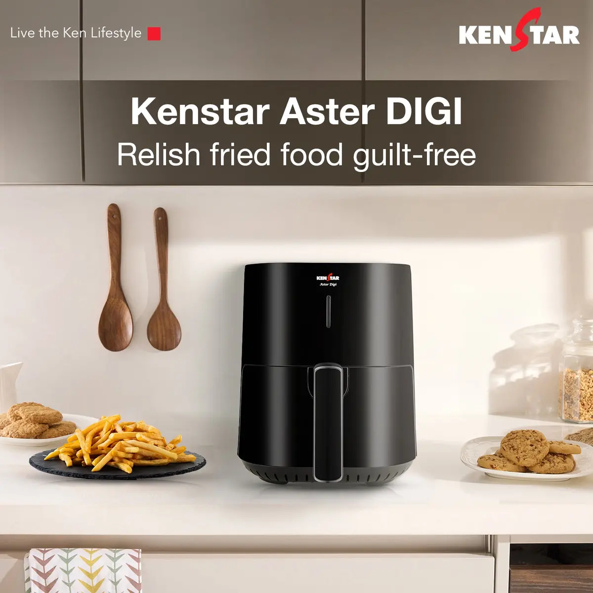 Aster Digi 4.2L Air Fryer, 1200W 1