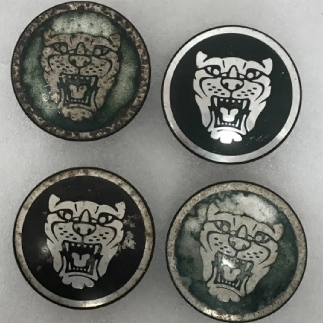 Set Of 4 Jaguar Green Wheel Center Mna6249ab Fits 1988-2012 1