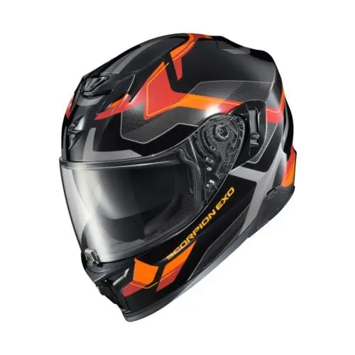 Scorpion Exo Casque Exo-T520 - Zuse - Orange  (Disponible Juin 2025) 1