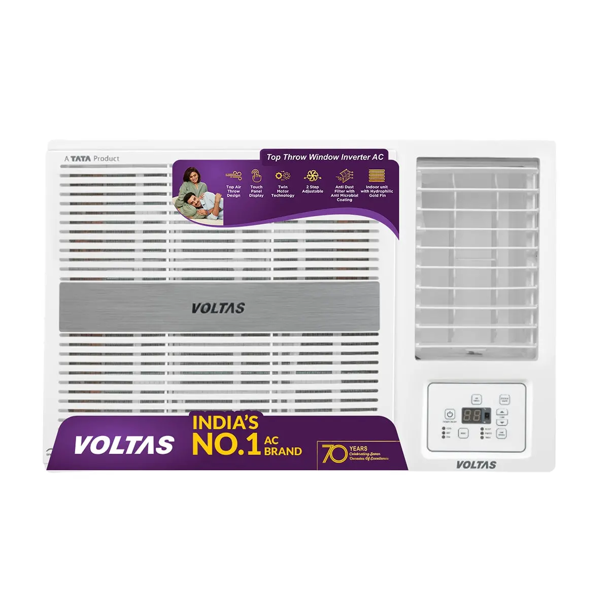 Voltas Window Air Conditioner, 1.5 Ton, 3 Star - 183Inv Pearl 1