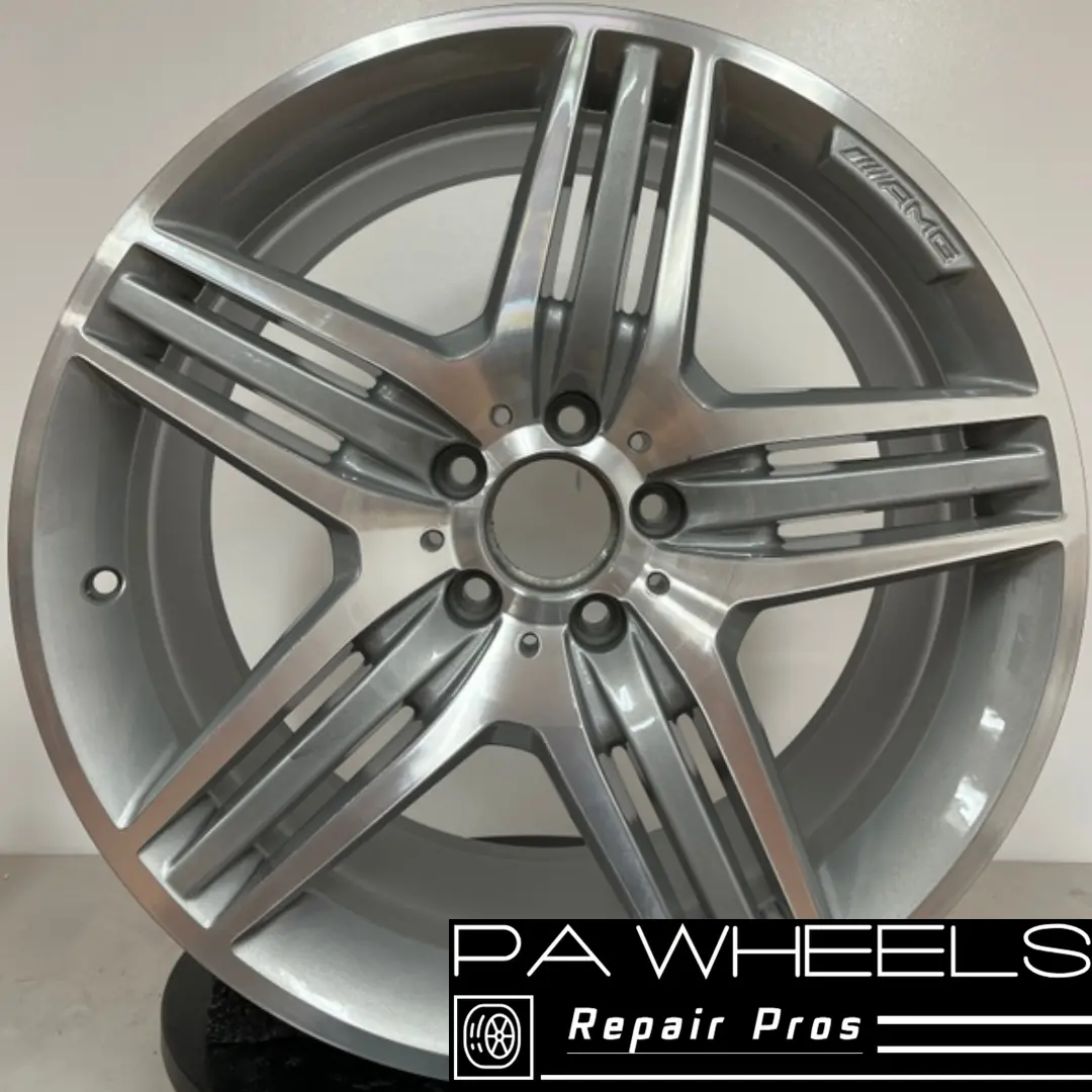 Mercedes S-Class Amg 2012 2013 19" Factory Oem Rear Wheel Rim 85247 A2214017302 1
