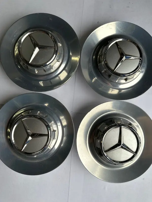 Set Of 4 Genuine Mercedes Benz Amg Wheel Center Caps A0004001100 A38b2b20 1
