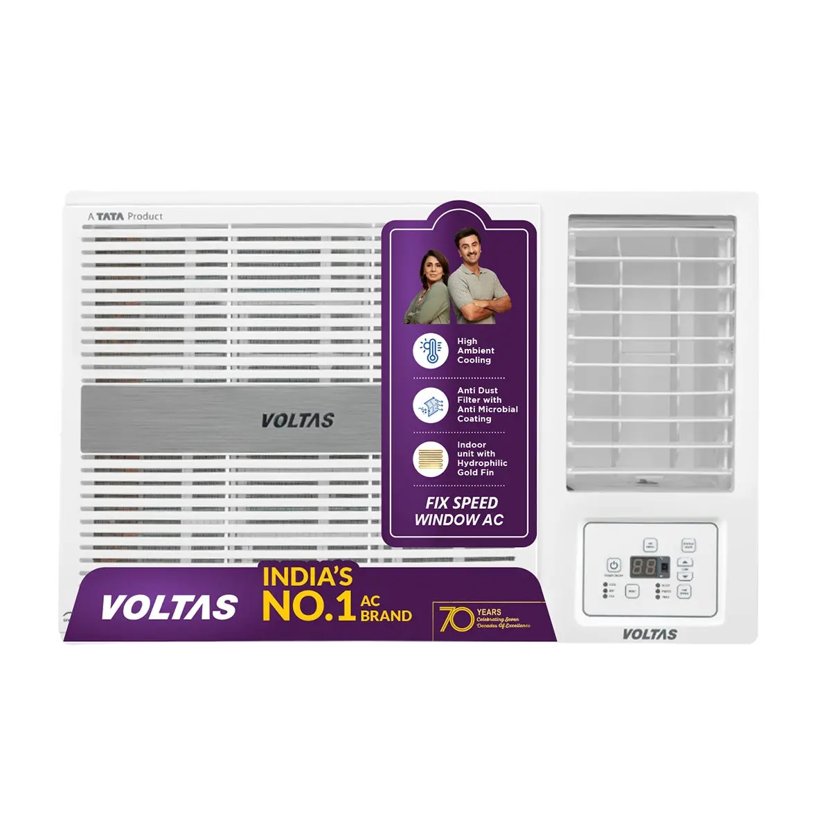 Voltas Window Air Conditioner, 1.5 Ton, 2 Star - 182Fs Pearl 1
