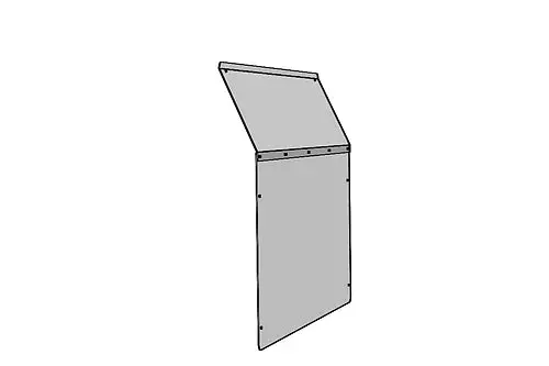 Pare-Brise Arrière / Rear Windshield, Ranger Full-Size 1