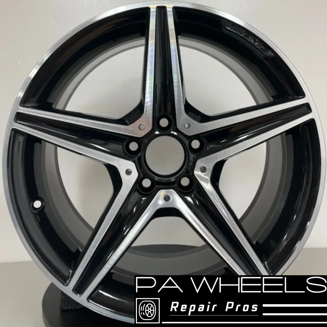 Mercedes C43 C450 2016-2019 18" Factory Oem Rear Amg Wheel Rim 85447 A2054017200 1